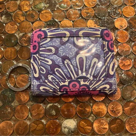 VERA BRADLEY Campus Double ID Case Wallet in Lilac Tapestry - Picture 2 of 4